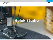 Tablet Screenshot of helekstudio.com